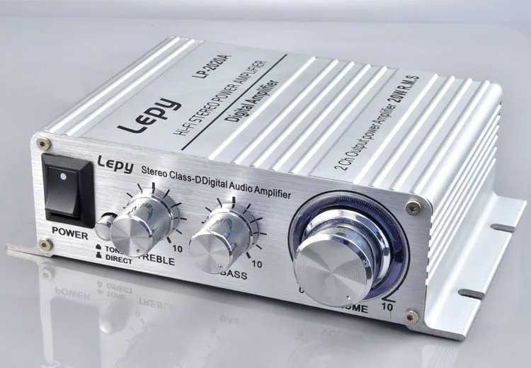 LEPY LP-2020A Digital Audio Amplifier20W*2 with Over-current Protection EU plug adapter for choose