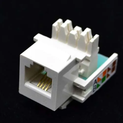 5x RJ11 4P4C Telephone RJ11 Outlet Modular Socket Jack Module new