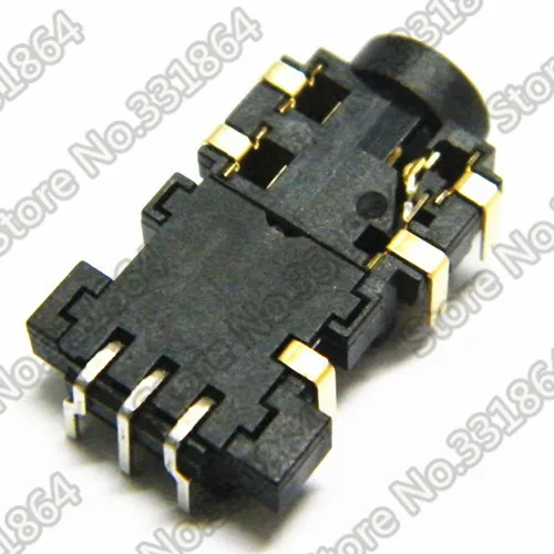 Free shipping 3.5mm the interface Applicable Asus Acer Lenovo notebook audio interface headphone jack connector 8-pin socket