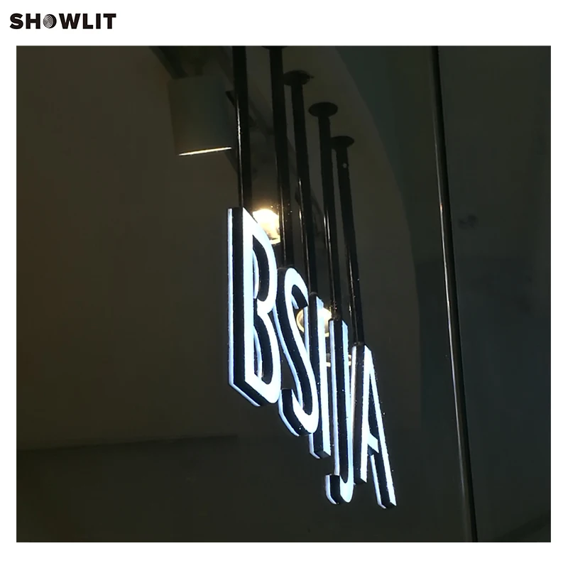 Double Lighting Interior Shop Sign Channel Letter Sign