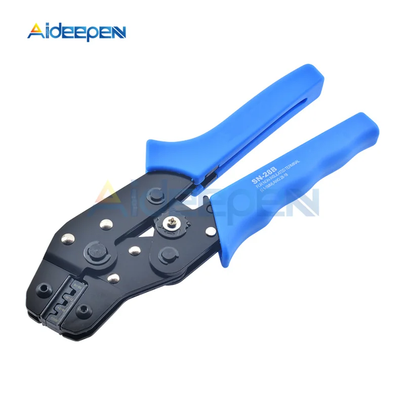 ساحة دوبونت الذكور والإناث محطة المكشكش أدوات ، SN-28B دبوس العقص أداة ، 0.1-1.0 مللي متر ، 2.54 مللي متر ، 3.96 مللي متر ، 28-18AWG