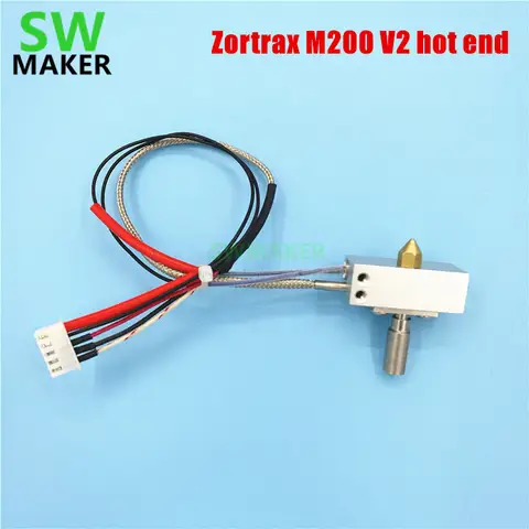 Extrémité chaude Zortrax M200 V2 avec cartouche chauffante + capteur thermocouple, kit de buse pour imprimante 3D