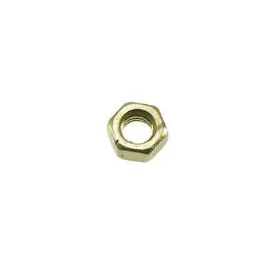 Pack of 100 Metric Thread M3 x 0.5mm Pitch Brass Hex Nuts