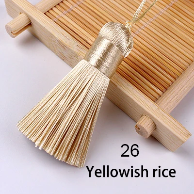 5 Stück/Set 5cm Quasten Hängende Seidenquasten Fransen zum Nähen Zierquasten Schlüsselanhänger DIY Dekorative Vorhang-Accessoires – Detail 27