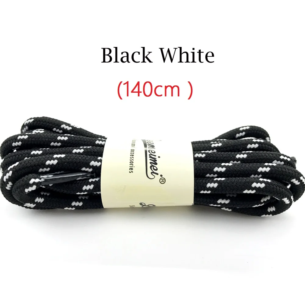 140cm shoelaces multi-color round shoe lace outdoor sport casual hiking slip rope sneakers shoelaces skate boot