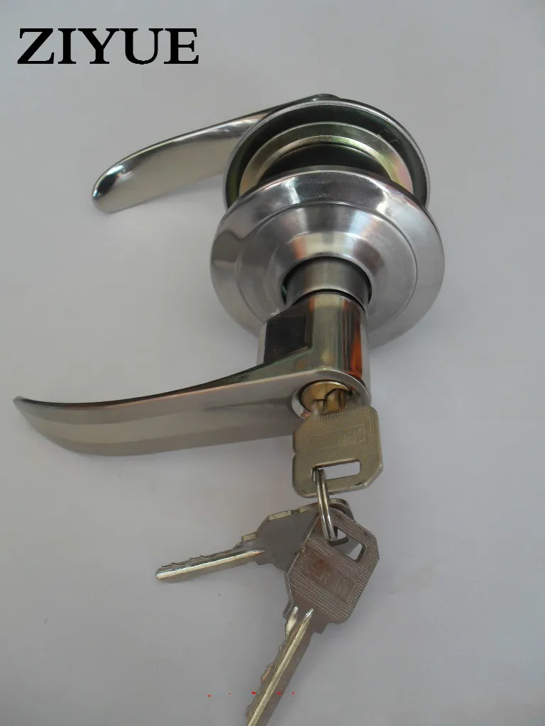 Free Shipping Stainless Steel Handle Door Lock / Cylindrical Handle Lock