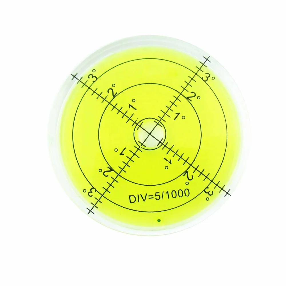 HACCURY 66*10mmHigh accuracy inclinometer Round spirit level Plastic Circular Horizontal instrument Construction Machinery level