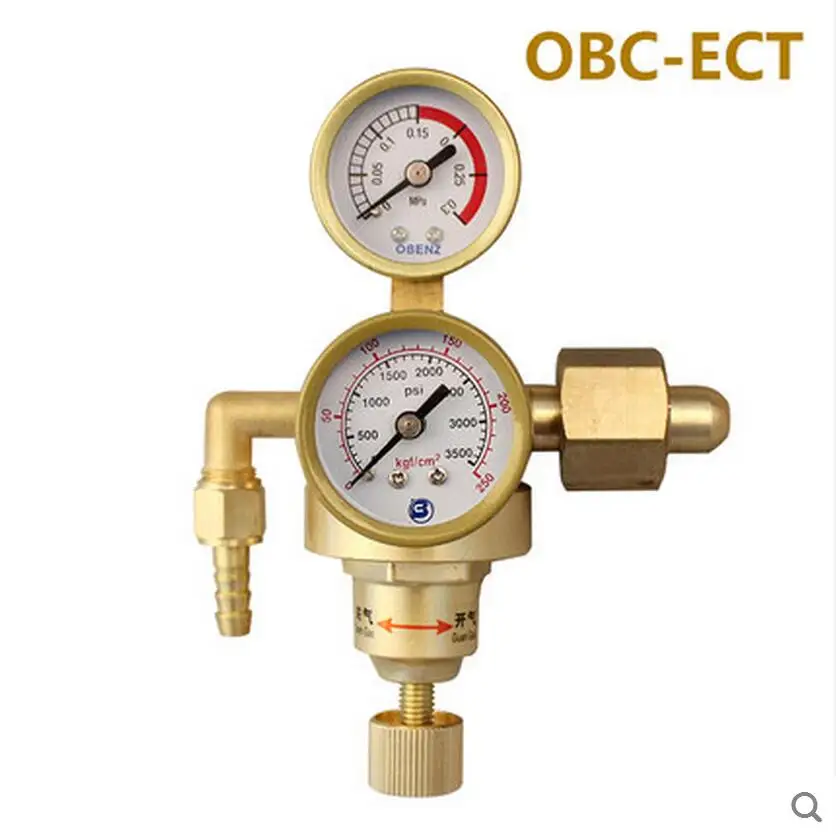 

OBC-ECT AR Reducer Pressure Gas TIG Flow Meter Welding Weld Regulator Gauge For Welder