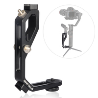 Handle Grip L Type Bracket Stand Video Monitor Microphone Mount DJI Ronin S RS 4 ZHIYUN Crane M Crane 2 Plus/MOZA 2/FEIYU Gimbal