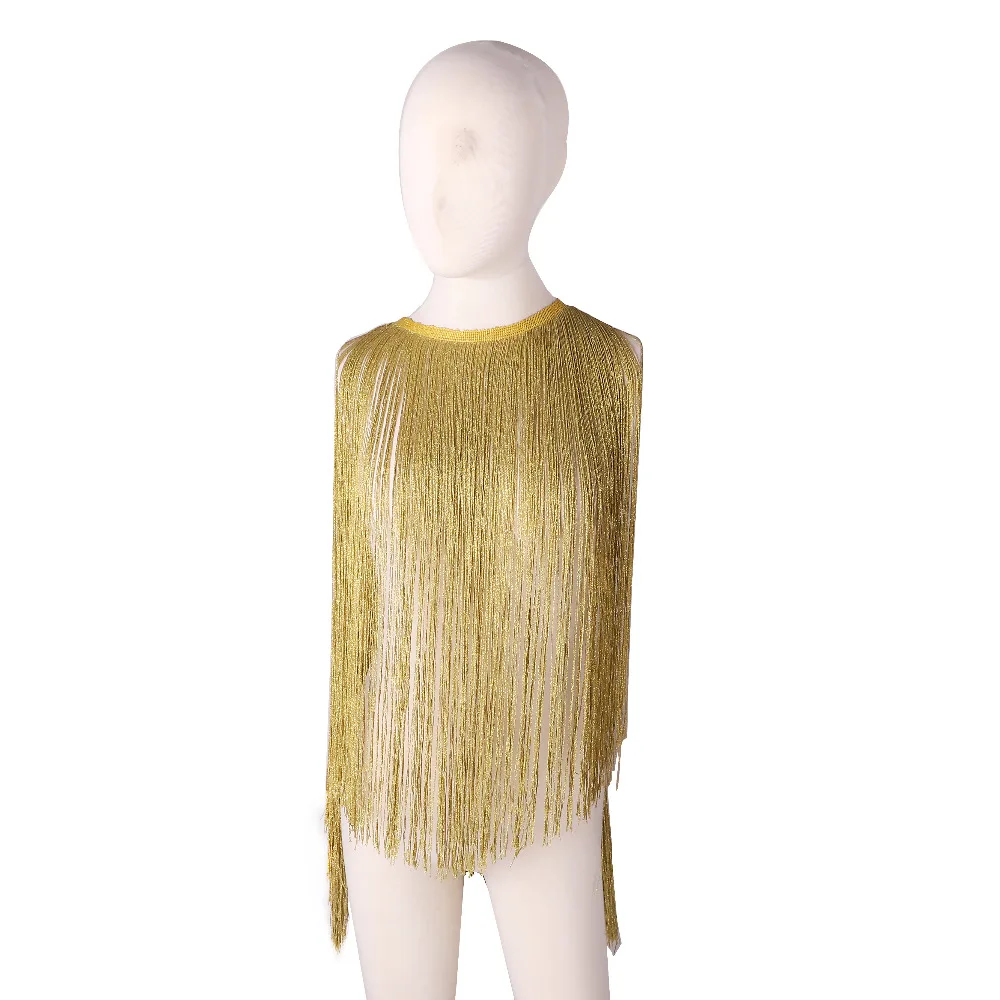 Beatiful 1Yards Gold Silk Lace Fringe Trim Tassel 20-100CM Wide Fringe Trimming Dress Stage Clothes Accessories Tassel Fringe