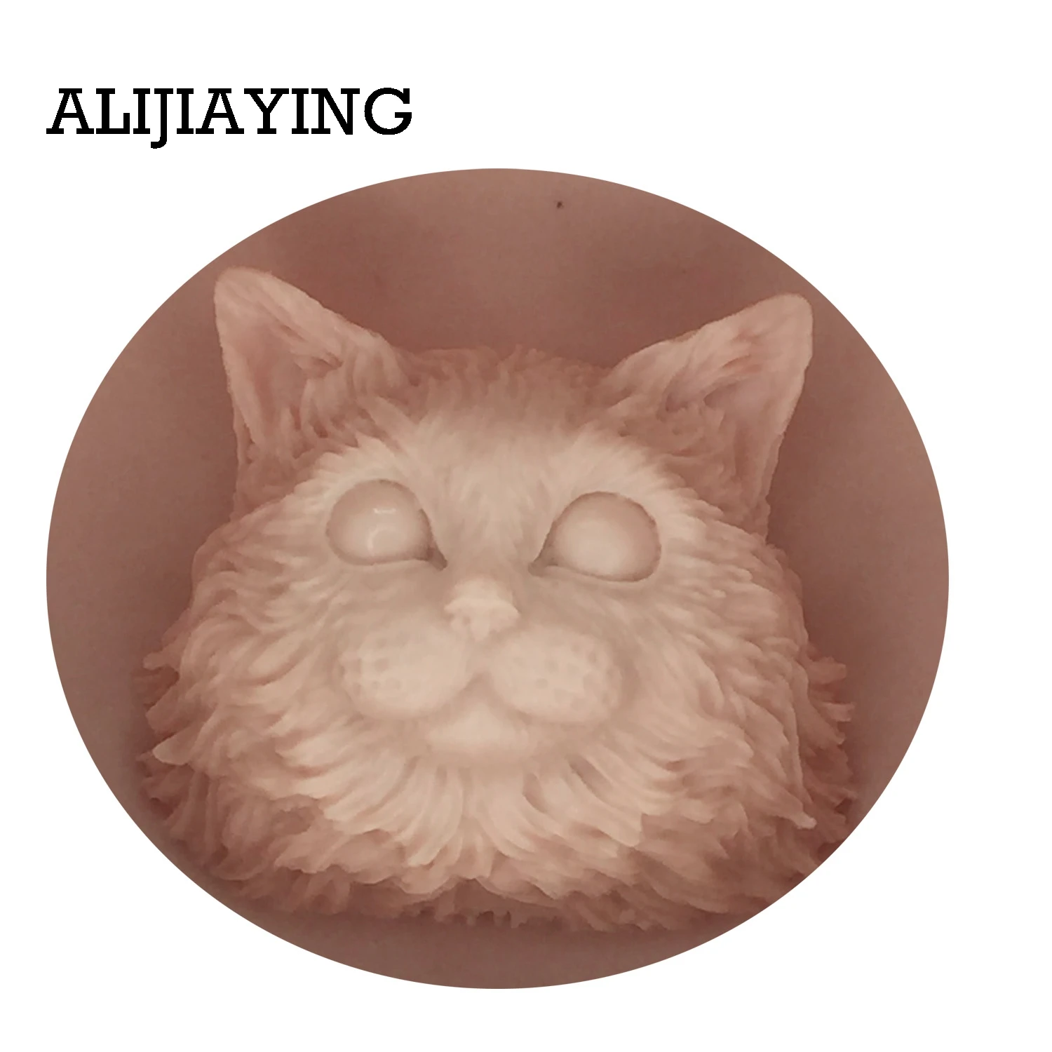 M1296 DIY Cat head Silicone Mold Sugarcraft Candy Fondant Molds Cake Decorating Tools Soap Resin Clay Chocolate Moulds