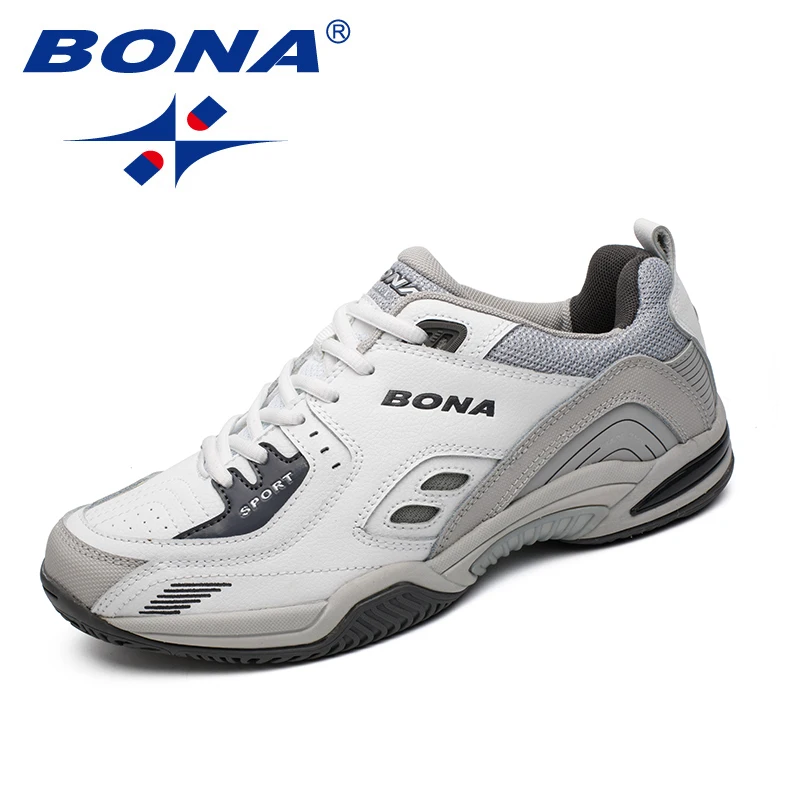 BONA New Popular Style Men Tennis Shoes Outdoor Jogging Sneakers Lace Up Men Athletic Shoes Comfortable Light Soft