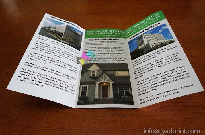 

500pcs Tri Fold A4 flyers. Custom flyers printing, Brochure Free shipping