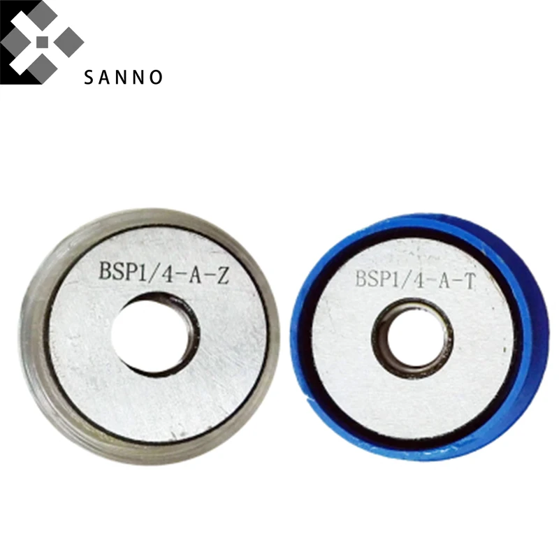 خيط حلقة مقياس BSPT1/8, BPPT1/2, BSPT3/8, BSPT1 1/4, BSP2 1/2, BSPT3 بوصة مدبب أنبوب ملولب حلقة مقياس الذهاب لا الذهاب غيج