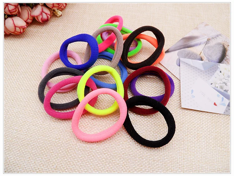 

by DHL or EMS 50bags 100pcs/bag New Mix Colors Elastic Ties Rope Ponytail Holders Hair Accessories Tools Hair Styling Tool