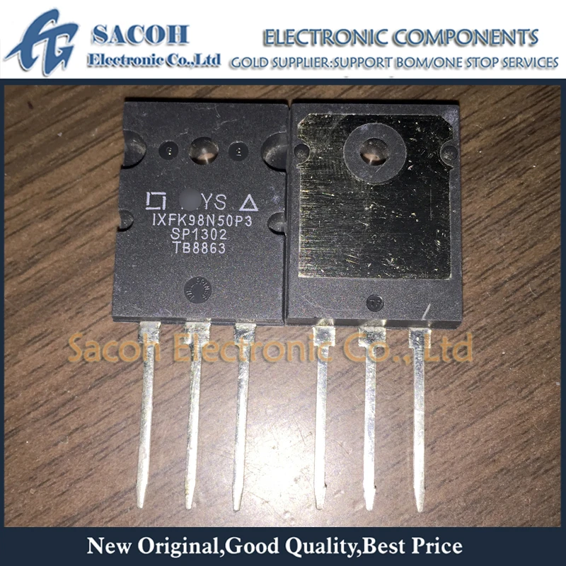 

Refurbished Original 2Pcs/Lot IXFK98N50P3 IXFK98N50 OR IXFK90N20 IXFK90N20Q TO-264 98A 500V Polar3 HiPerFET Power MOSFET