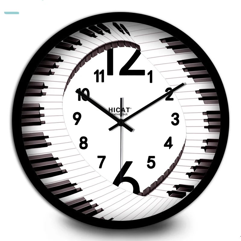 

Fun irregular digital home wall clock Modern fashion art living room wall clock