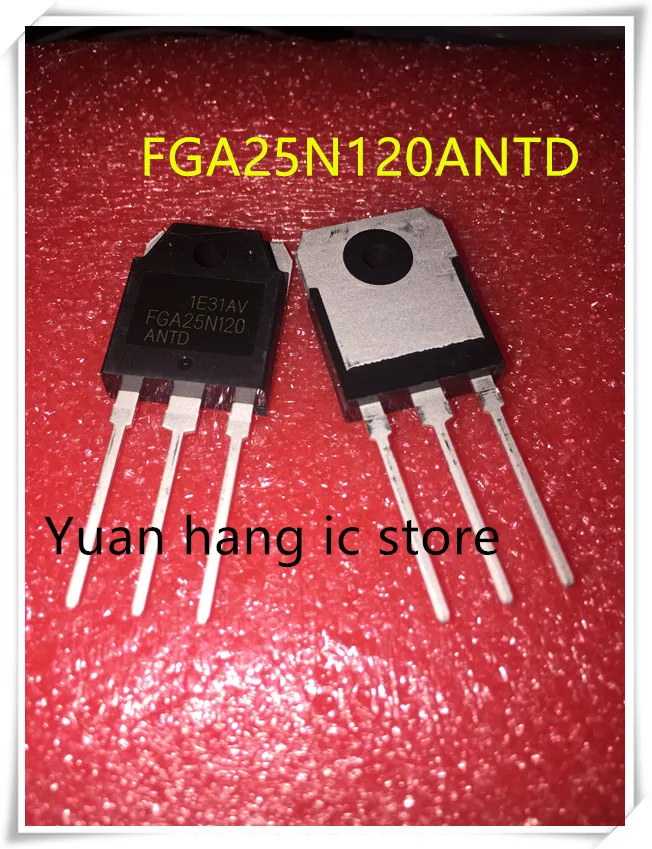 

Free Shipping 20pcs/lot FGA25N120ANTD FGA25N120 original IGBT NPT TRENCH 1200V 50A TO3P