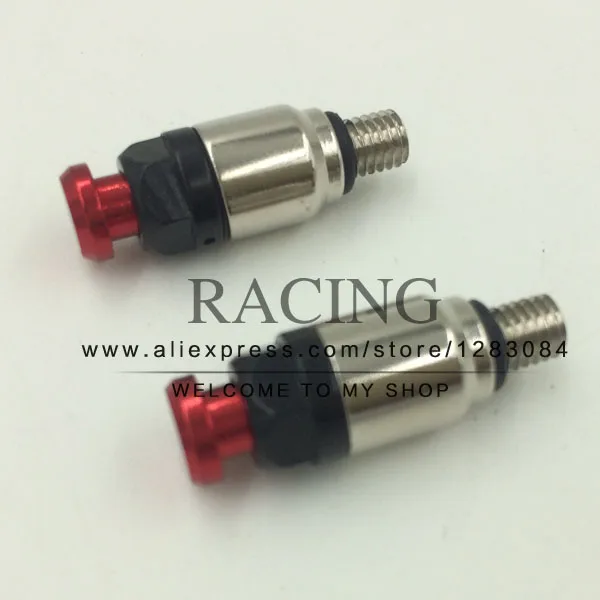 Red Fork Air Bleeder Valves Fit For     Motocross Dirt Bikes M5 0.8MM Fork Air Bleeder Relief Valve