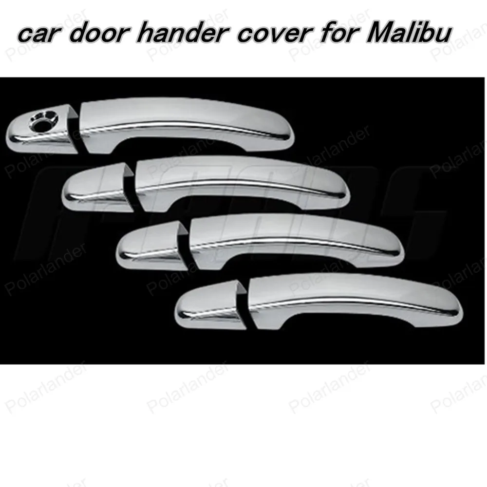 Stainless steel trim 4pcs/Lots Car Door Handle Chrome Cover Interior-door Handle Cover For M\alibu 2005-2014 Auto Accessories