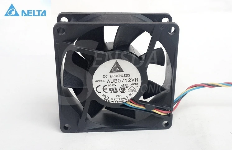 

for delta AUB0712VH 12V 0.56A 7CM 7025 4 wire PWM temperature control cooling fan