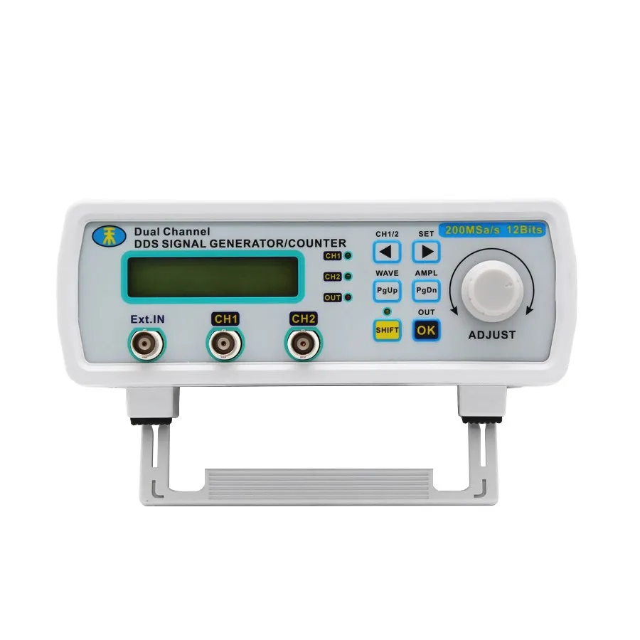 JUNTEK MHS5200A25MHz DDS Function Signal Generator Digital Control Dual-channel Frequency counter/meter Arbitrary waveform pulse