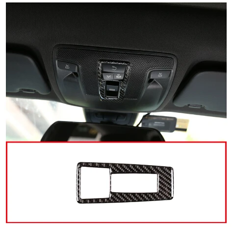 

Real Carbon Fiber For Mercedes Benz CLA GLA A Class C117 X156 W176 A180 2013-2018 Car Front Reading Lamp Frame Stickers