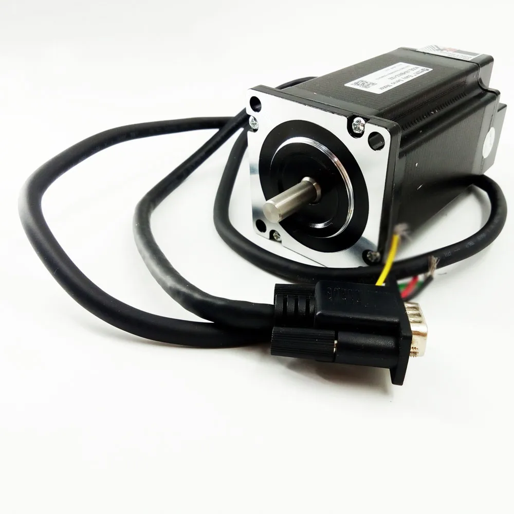 HSM Series NEMA24 5A 3.0NM 428oz-in Hybrid Servo Motor with Brake Closed-loop Stepper Drive Kit with 3M Encoder Cable