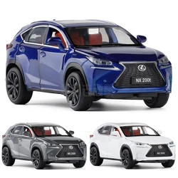 Exquisite gift 1:32 NX200T luxury SUV alloy model,simulation die-cast metal sound and light back force model,free shipping