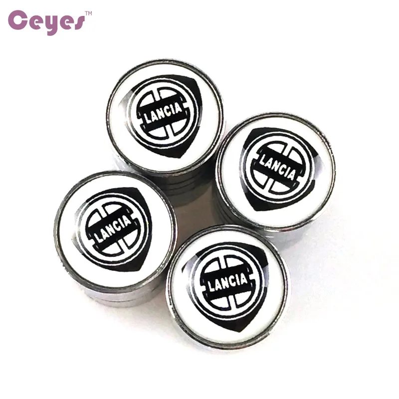 CEYES Excellent Car-Styling Auto Stickers Emblems Caps Airtight Cover Case For Lancia Badge Accessories Kappa Delta Car Styling