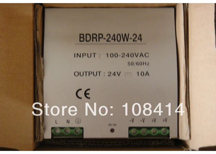 Universal input, DIN rail 240w switching power supply 24v output DIN RAIL supplies, free shipping