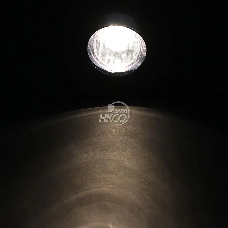 Motorcycle Headlight Passing Lights 4inch Universal Pair Chrome Spotlights Fog Projector Lightings for 2011 Harley Davidson ... image 2
