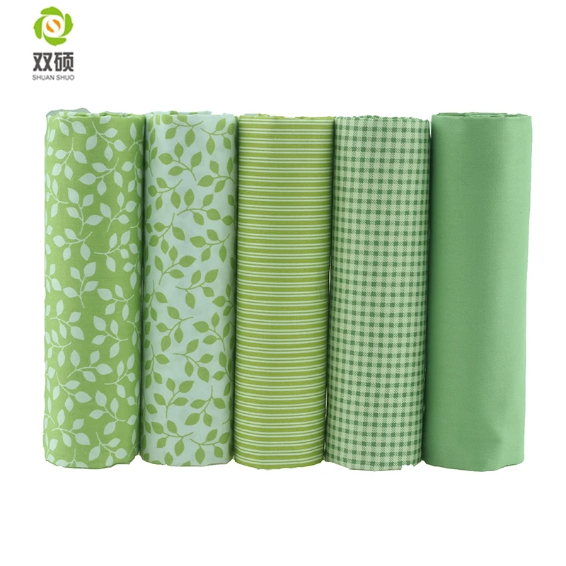 Shuanshuo Fat Quarters Bundles Fabric 15 Mixed Design Textiles For Pathcwork For Sewing Doll Cloth DIY Crafts  40*50 CM 15PCS/LO