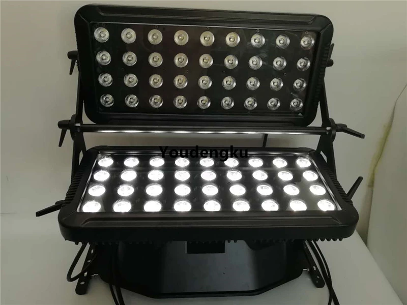 4 قطع 72x18 واط rgbwa + uv 6 في 1 مقاوم للماء في الهواء الطلق pr مدينة اللون IP65 غسالة الجدار رؤساء مزدوجة led ضوء لون المدينة #4