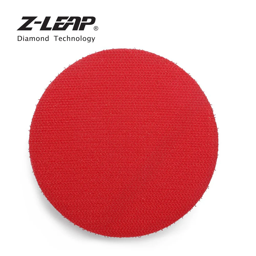 Z-LEAP 2 Pieces 4 Inch Polishing Backing Pads Plastic Foam Car Polishing Burnishing Grinders Backer Plate Buffing Holder