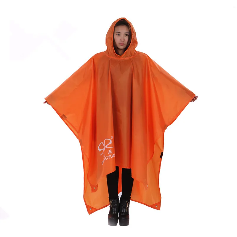 Ultralight 210T Rain Jacket Hiking Cycling Raincoat Outdoor Camping Mini Tarp Multifunction Sun Shelter Tarp footprint hunting