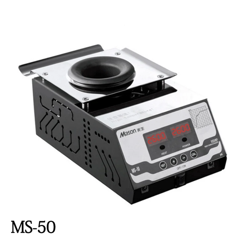 

MS-50 250w Digital Lead-free Titanium Alloy solder pot melt tin 0.6KG temperature adjustable Melting tin furnace 110V /220V