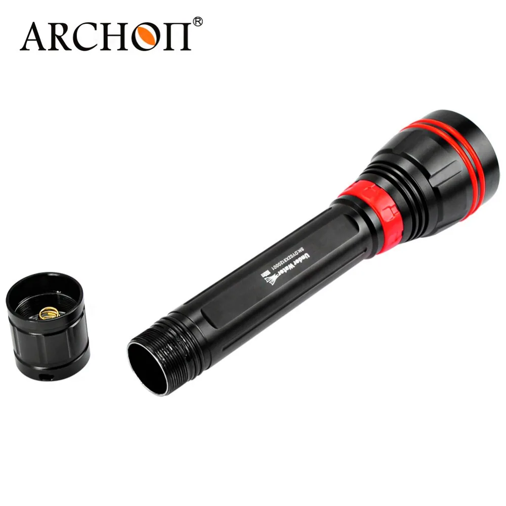 Diving torch ARCHON DY02W WY08 4*CREE LED 4000 lumens Diving Flashlight 100 Meters underwater light with Batteries+ Charger