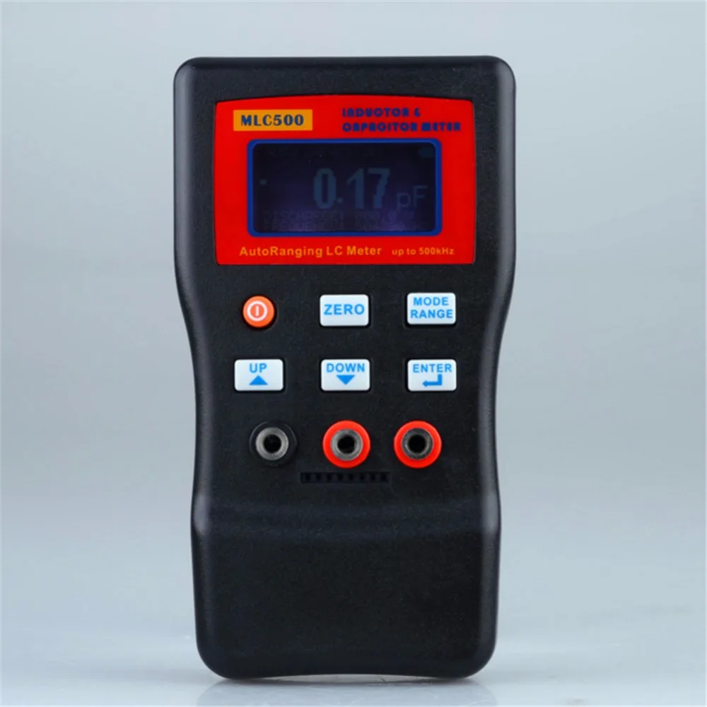 New MLC-500 High Precision Auto Ranging LC Meter Professional Capacitance Inductance Table 500 KHz Capacitance Meter