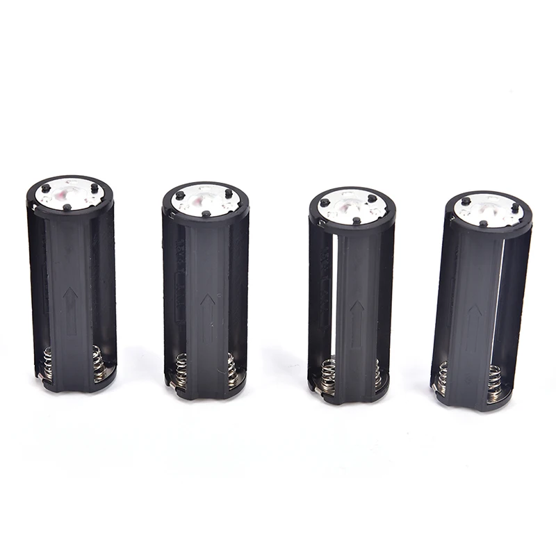 2Pcs/lot Battery Holder for 3x AAA Battery Box Holder Batteries Case For 1.5V Pole Black For Soldering Storage Box