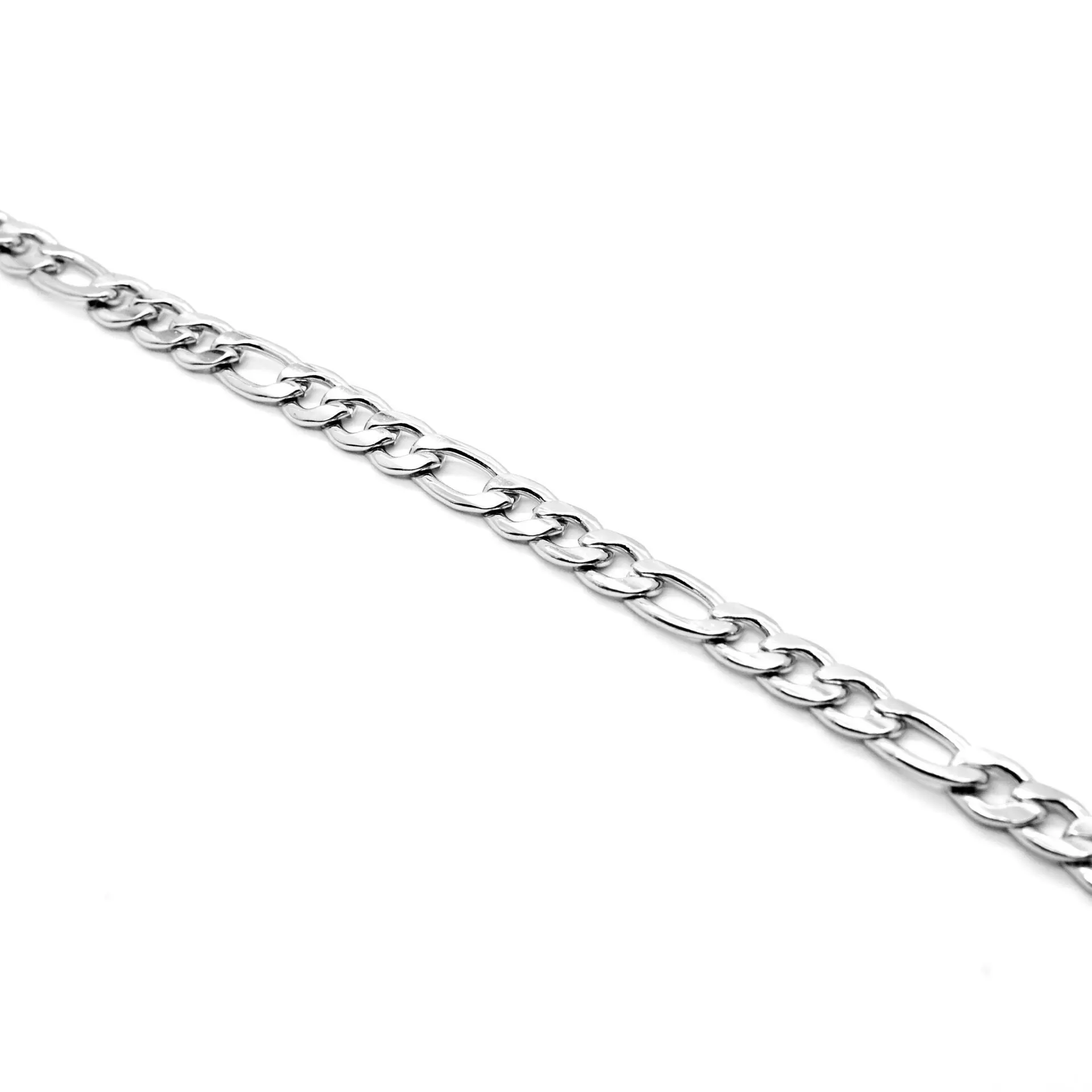 Wholesale Jewelry -- (3 mm - 6 mm ) titanium steel White NK 3:1 Bracelets Jewelry For Men No Fade