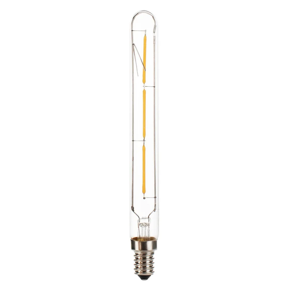 Bombilla Led Edison T20 E14, filamento Vintage, 220V, 230V, 240V, 1W, 3W, 4W, 6W, lámpara antigua Tubular T20 2700K, blanco cálido