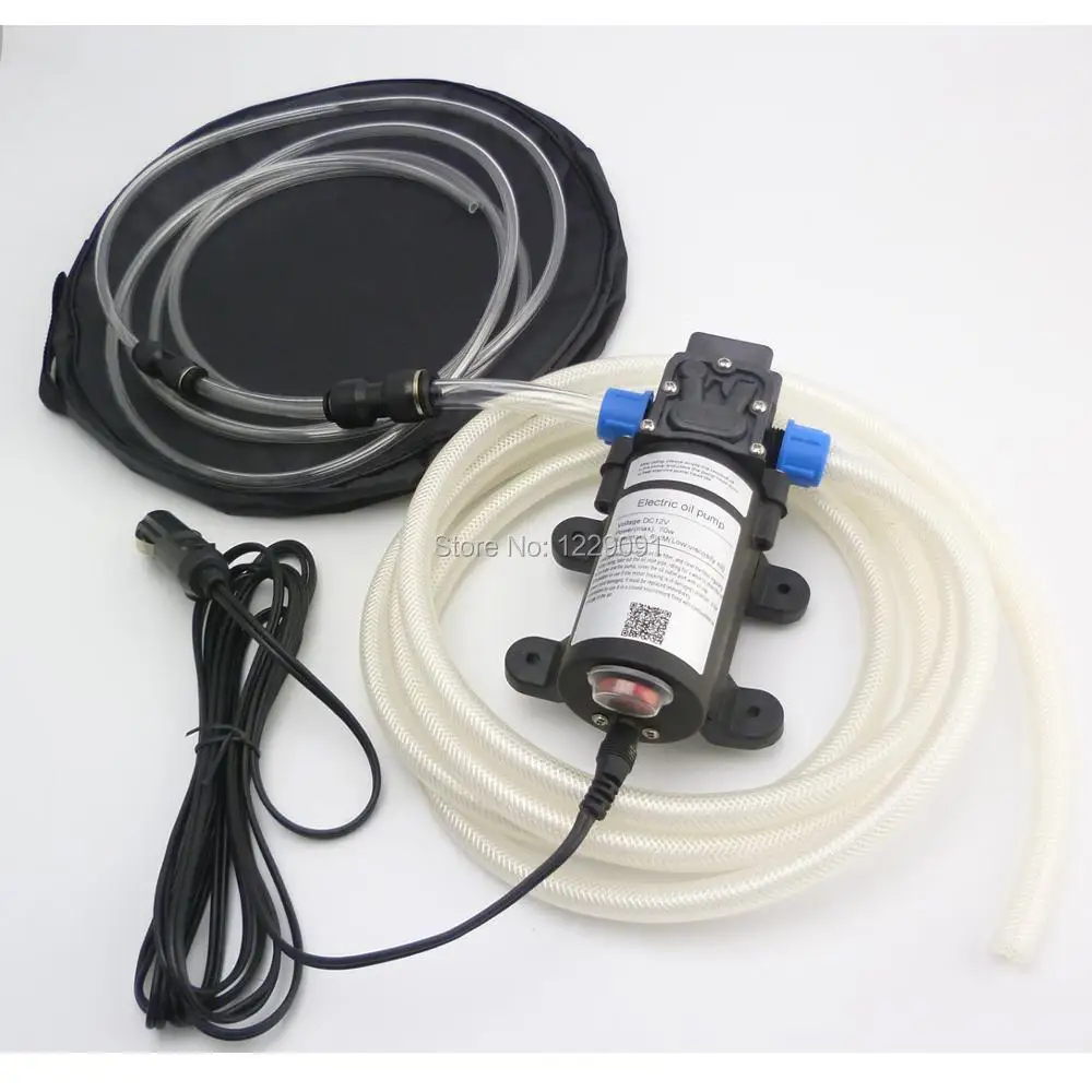 

12v 24v 70w self priming oil suction pump electric fuel transfer pump gasoline oil diesel oil pump