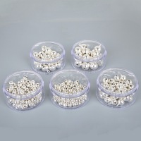 20-100pcs 6mm 8mm 10mm 12mm 14mm Silver Jingle Bells Copper Loose Beads  For Festival Party Decoration/Christmas Top Quality
