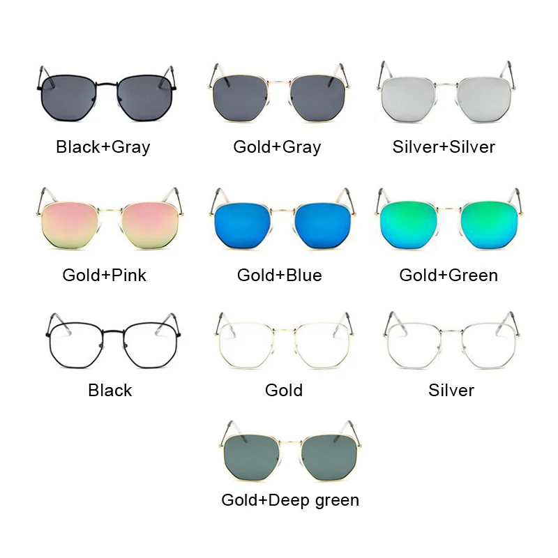 Vintage Square Sunglasses Woman Shades Retro Classic Black Sun Glasses Female Male Luxury Brand Designer Oculos De Sol