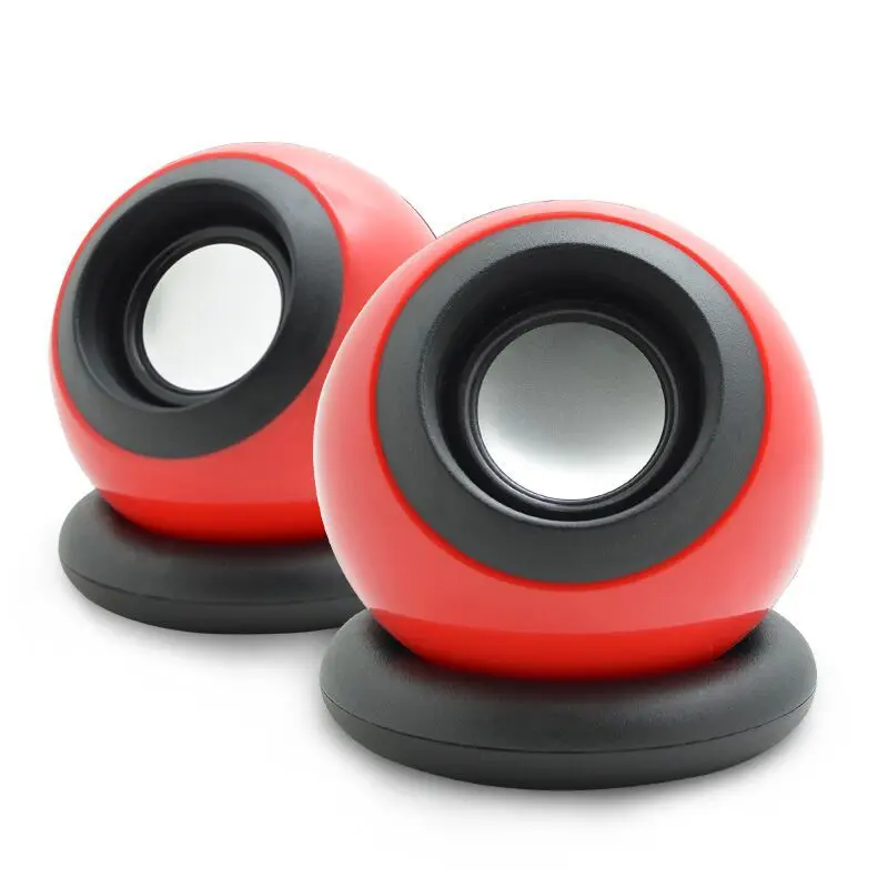 E-06 USB2.0 Loa Di Động Loa Siêu Trầm Máy Tính Laptop Máy Tính Để Bàn USB2.0 Loa