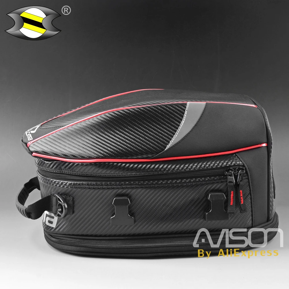 Bolsas traseras para asiento trasero de motocicleta, Kit de bolsa de viaje para moto, Scooter, equipaje deportivo, paquete de bolsa para jinete