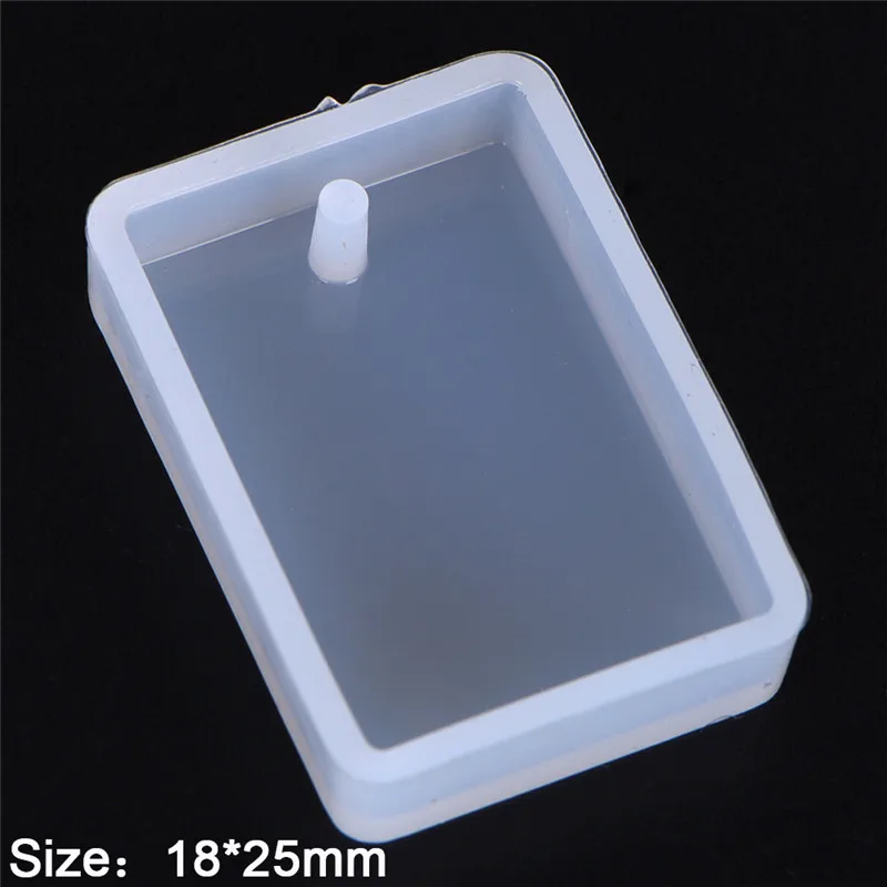 Hình Dạng Dẻo Silicone Moulds Charm Mặt Dây Chuyền Với Móc Treo Tự Làm Khuôn Trang Sức Làm Dụng Cụ 5 Chiếc