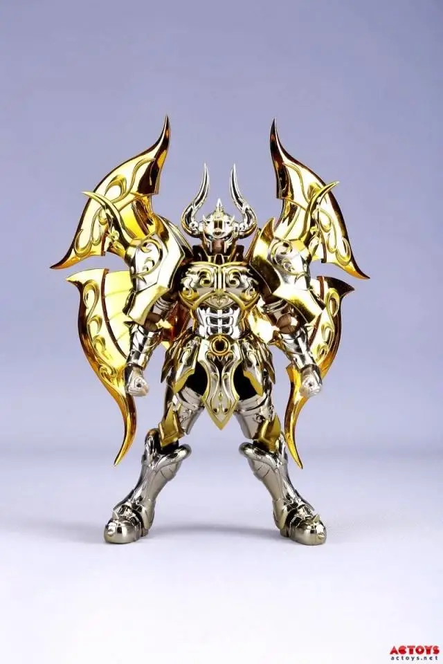 

New Arrival Jmodel God Taurus model EX Aldebaran God Cloth Soul Of Gold Saint Seiya Metal Armor Myth Cloth Action Figure toys