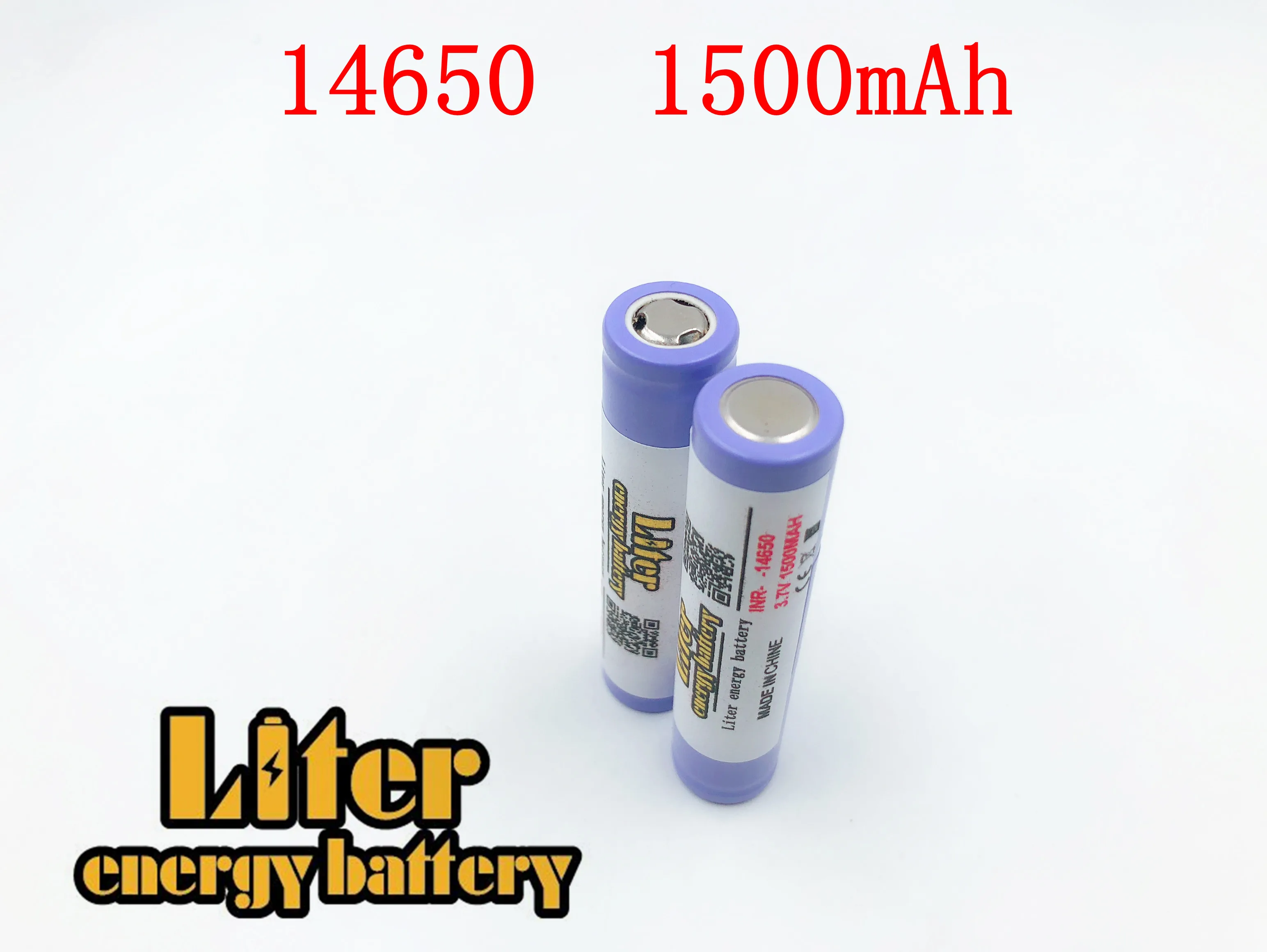 Marka litrowa bateria energetyczna 3.7V 1500mAh bateria 14650 wysoki odpływ batterie litowa do zasilania imr14650